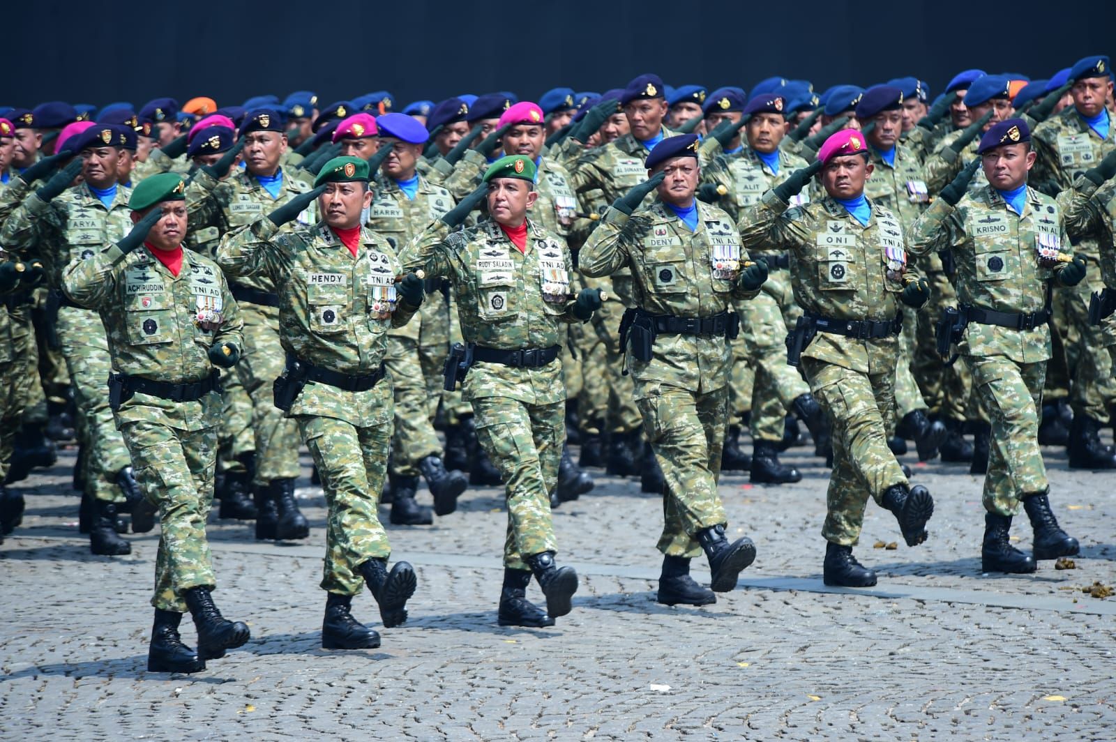Pangdam IV/Diponegoro Ikuti Upacara Peringatan HUT ke-80 TNI di Monas