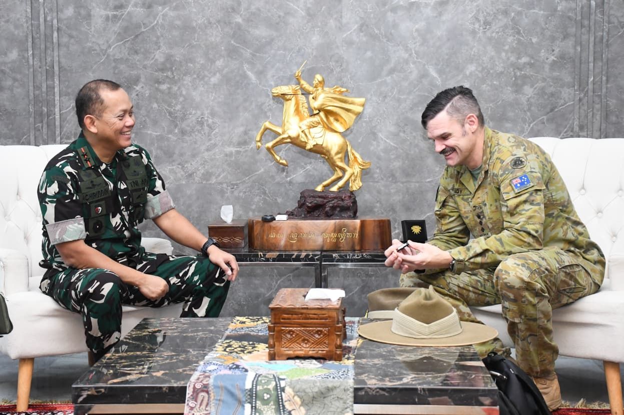 Kodam IV/Diponegoro Terima Courtesy Call Australian Army 