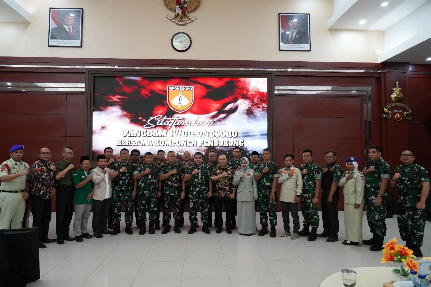 Kodam IV/Dip Pererat Sinergi Bersama Ormas dan KBT di Jateng