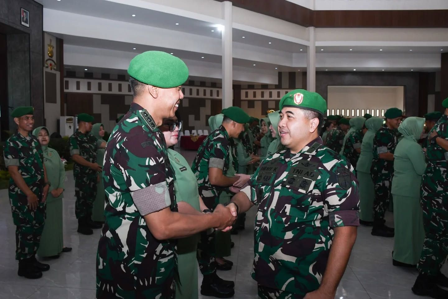 Kasdam IV/Diponegoro Pimpin Acara Laporan Korps Kenaikan Pangkat Pamen Kodam IV/Diponegoro