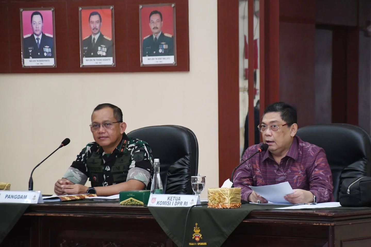 Pangdam IV/Diponegoro Terima Kunjungan Kerja Komisi I DPR RI