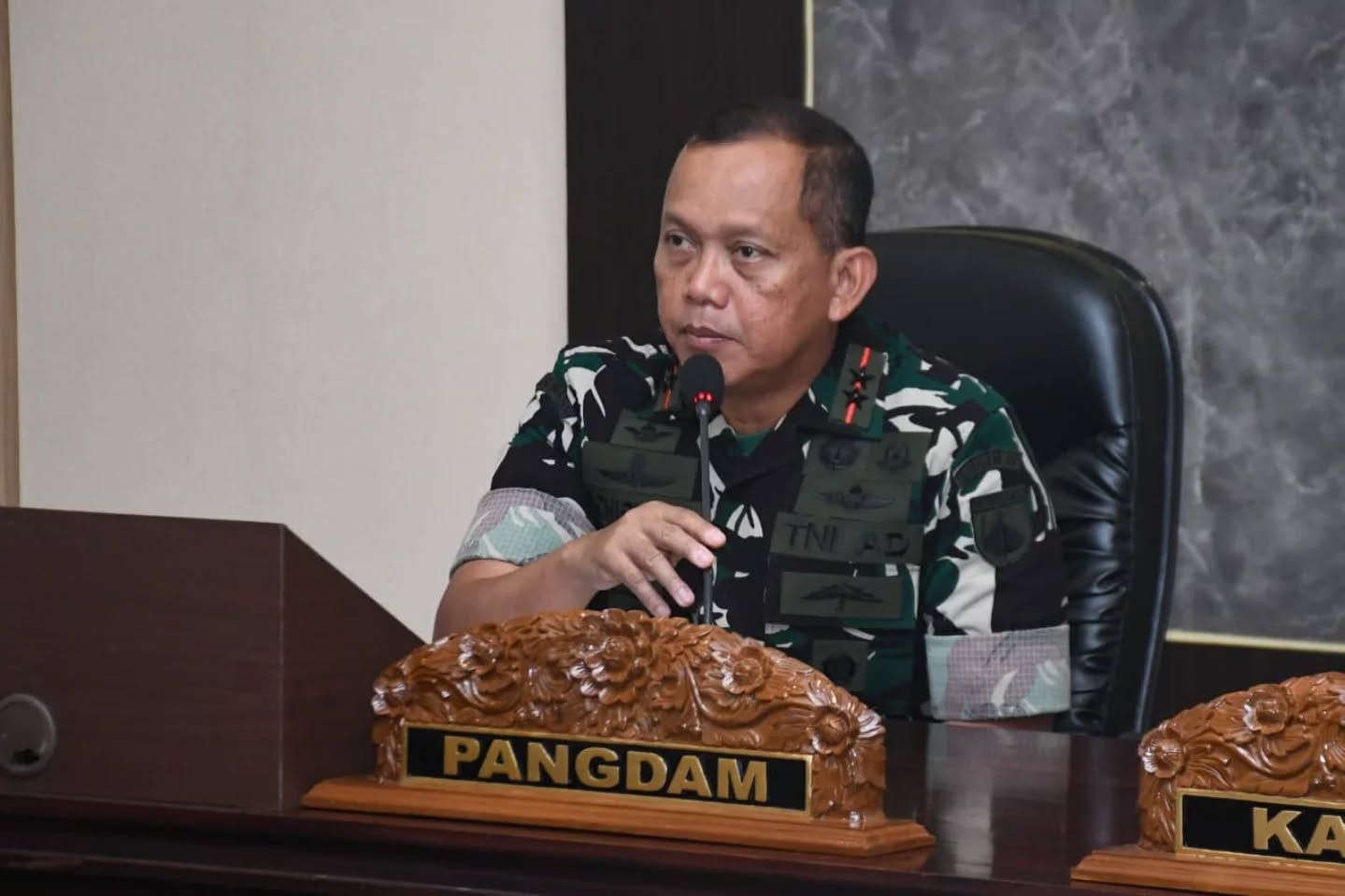 Pangdam IV/Diponegoro Ikuti Vicon Bahas Tindak Lanjut PKS Pembangunan Koperasi Desa Merah Putih