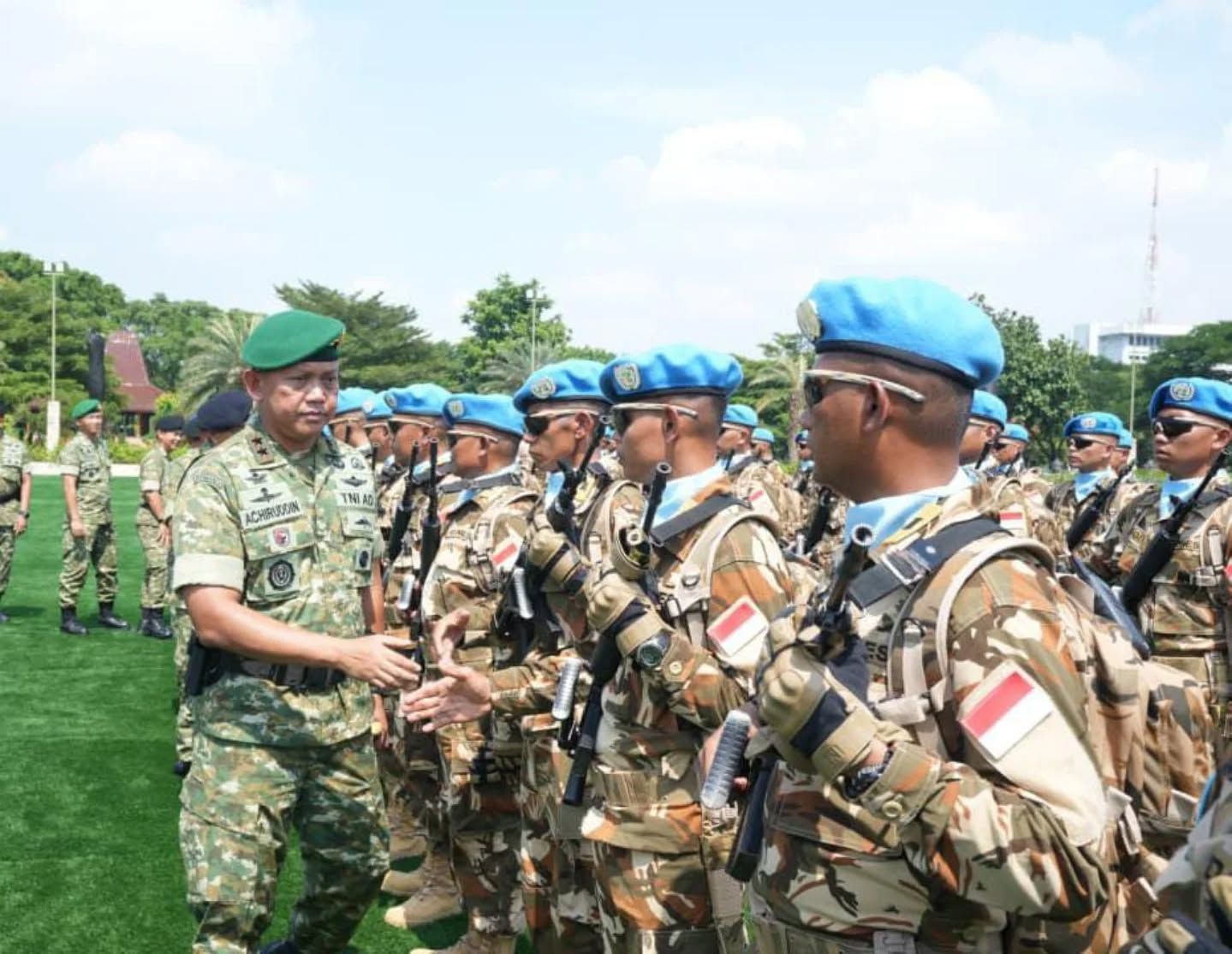 Pangdam IV/Diponegoro Hadiri Upacara Pemberangkatan Satgas Kizi TNI Konga XXXVII-L Minusca TA 2025