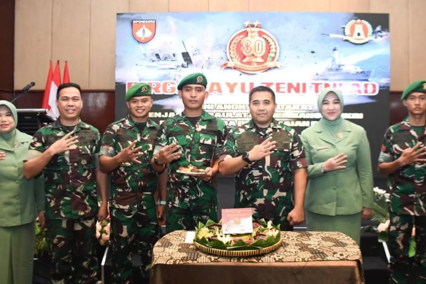 Kasdam IV/Diponegoro Hadiri Syukuran HUT ke-80 Zeni Angkatan Darat