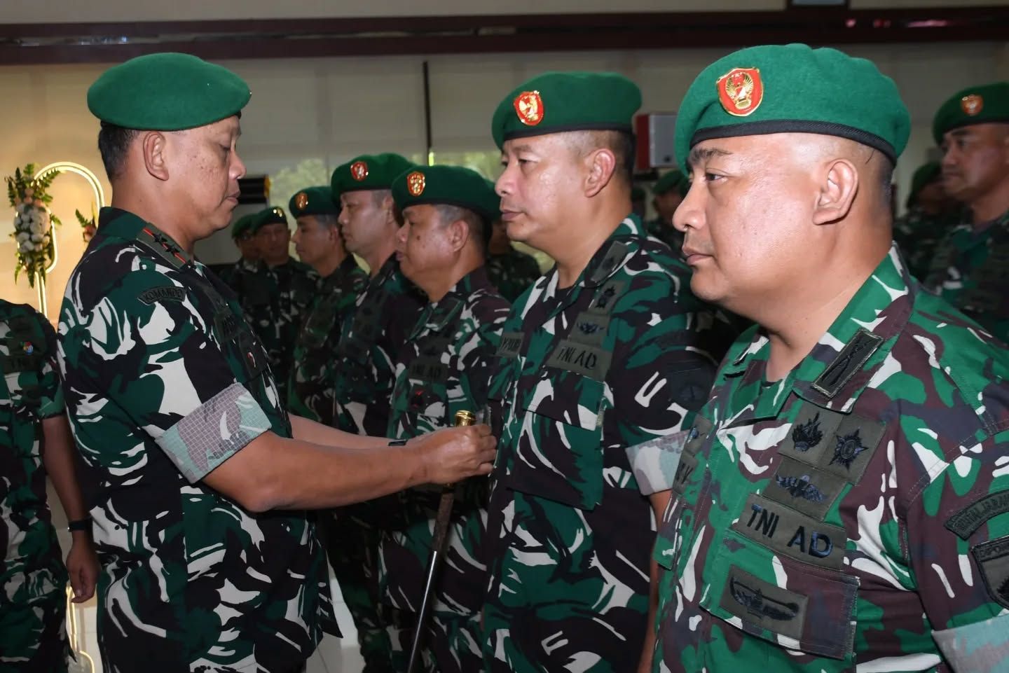 Pangdam IV/Diponegoro Pimpin Sertijab dan Tradisi Korps Pejabat Kodam IV/Diponegoro