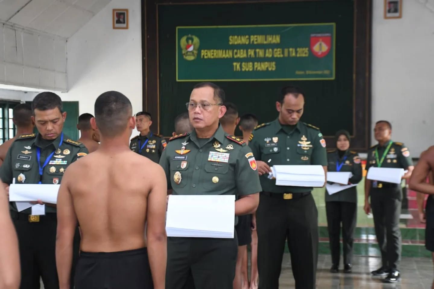 Pangdam IV/Diponegoro Pimpin Sidang Pemilihan Sub Panpus Caba PK Gelombang II TA 2025
