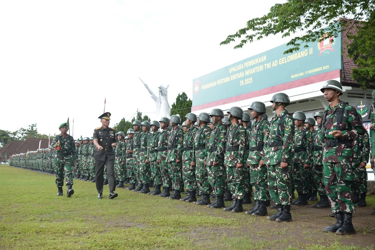 Dikmaba Infanteri Gelombang II 2025 Resmi Dibuka, Rindam IV/Diponegoro Siapkan Prajurit Tangguh dan Berkarakter