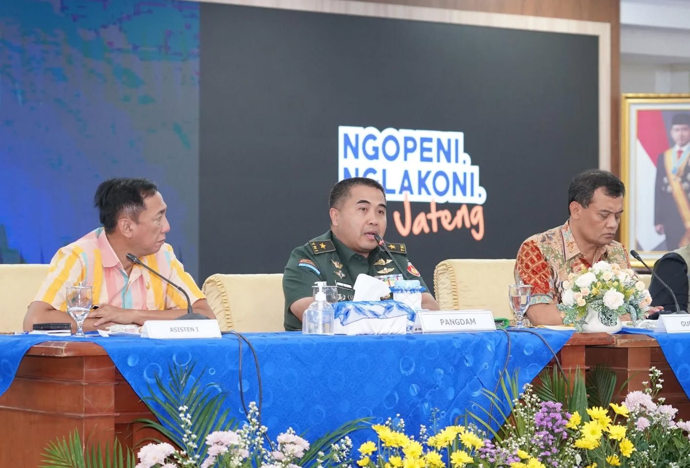 Kasdam IV/Diponegoro Hadiri Rakor Kesiapsiagaan Bencana Jawa Tengah