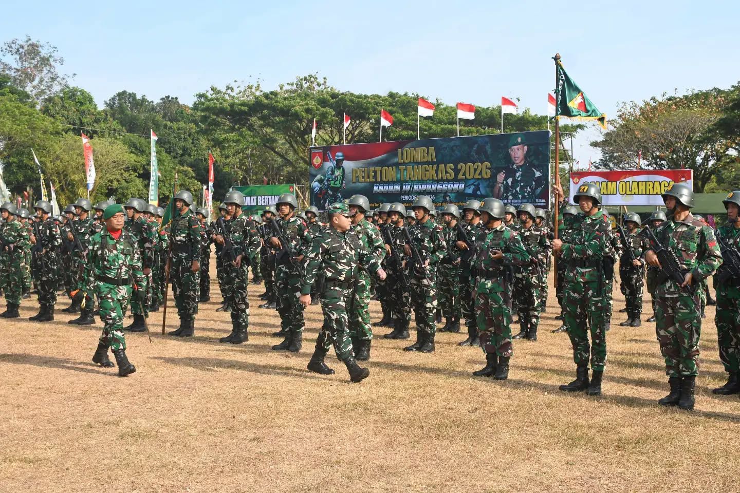 Asah Kemampuan Dasar Prajurit, Kodam IV/Diponegoro Gelar Lomba Peleton Tangkas di Meteseh