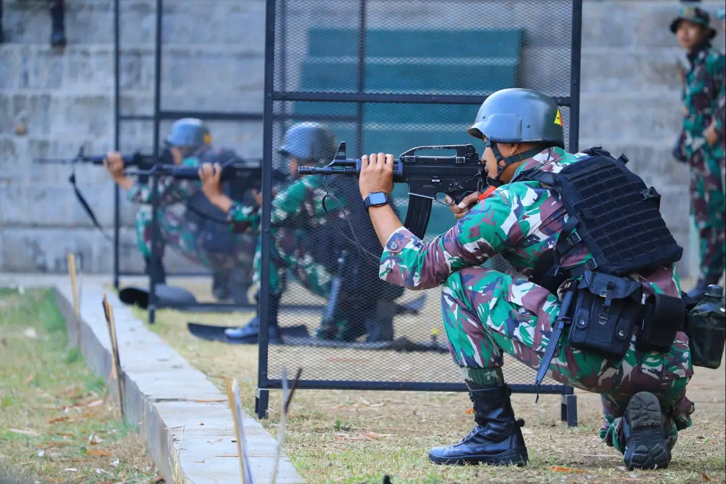 Semangat Pantang Menyerah Warnai Hari Keempat Lomba Pleton Tangkas Kodam IV/Diponegoro