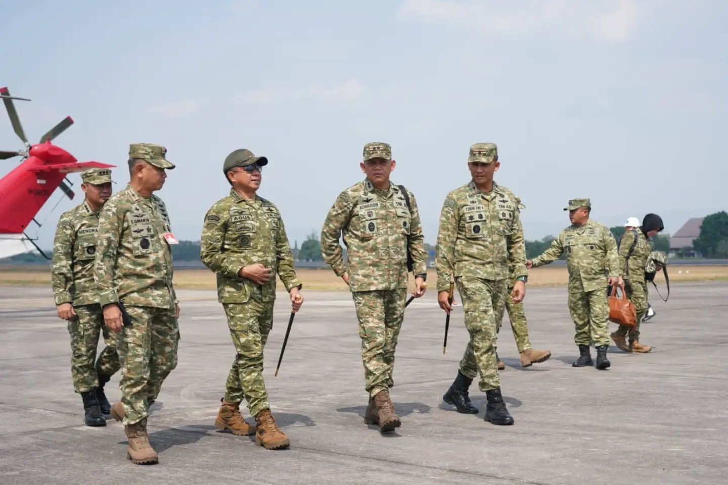 Pangdam IV/Diponegoro Antar Keberangkatan Panglima TNI Usai Rangkaian Kunjungan Kerja di Jawa Tengah