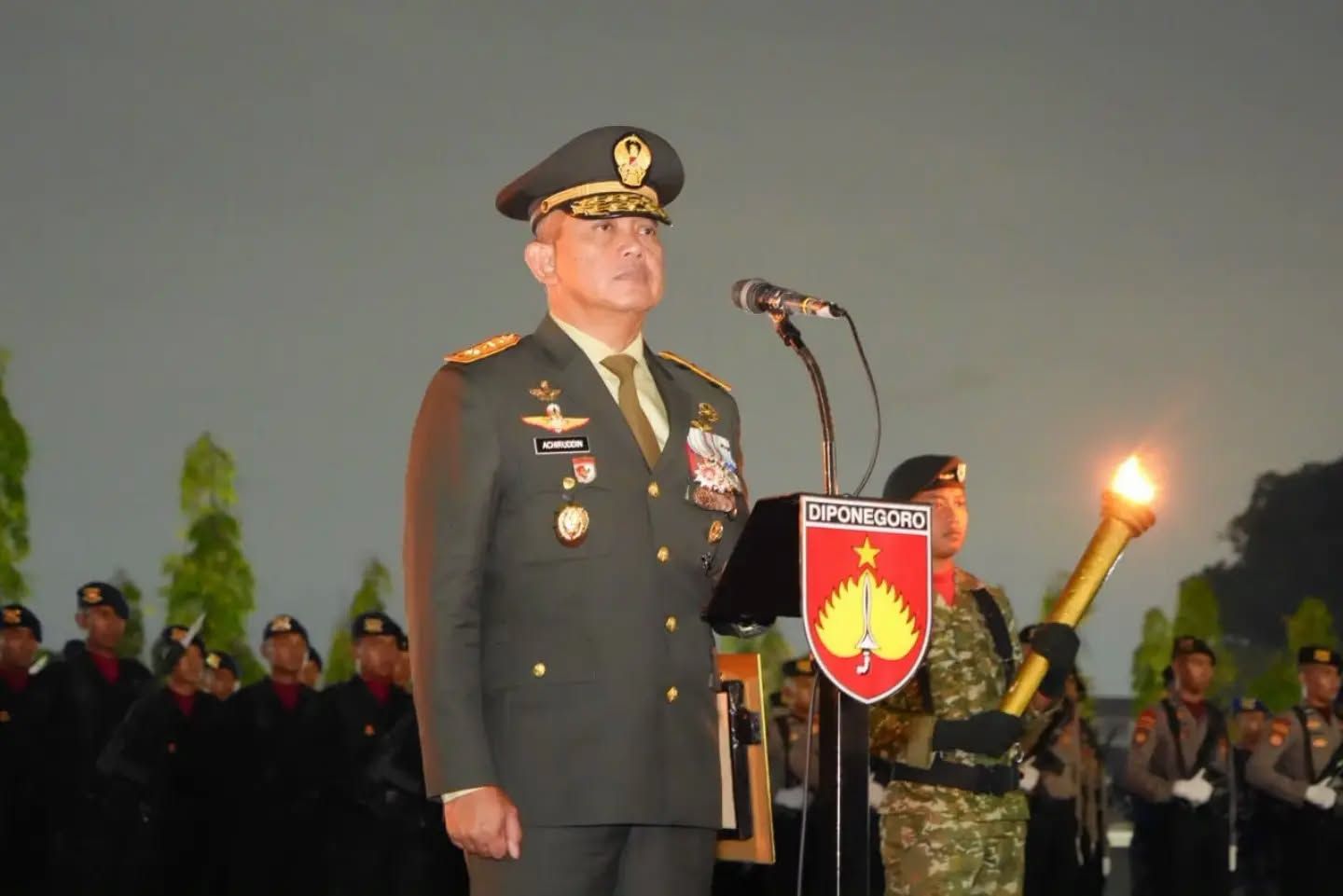 Pangdam IV/Diponegoro Pimpin AKRS HUT ke-81 Kemerdekaan RI Tingkat Provinsi Jateng