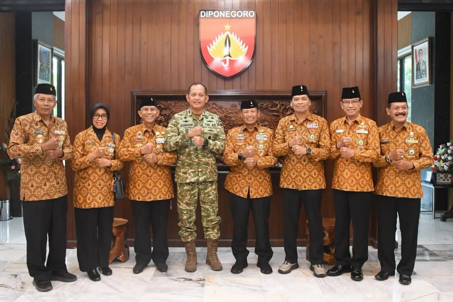 Pangdam IV/Diponegoro Terima Audiensi Ketua DPD Pepabri Jawa Tengah