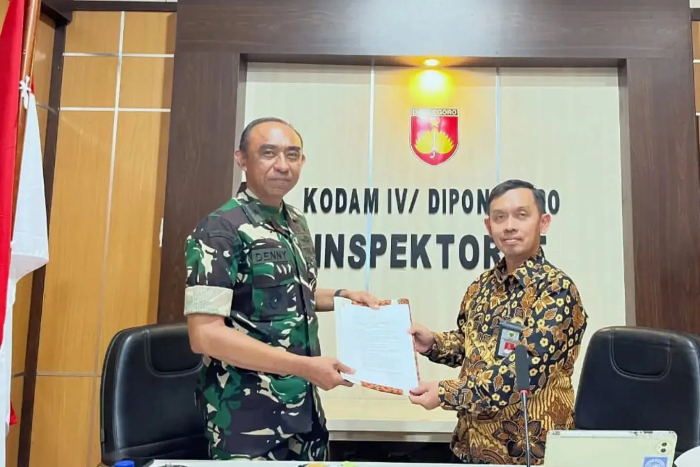 Exit Meeting BPK RI, Kodam IV/Diponegoro Tekankan Tindak Lanjut Pengelolaan Rumah Negara