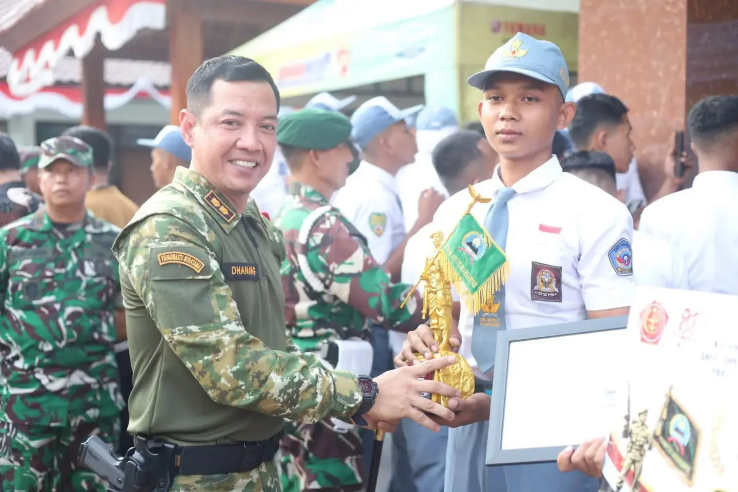 Dandim 0727/Karanganyar Tutup Lomba Ketangkasan dan Kreativitas Pelajar