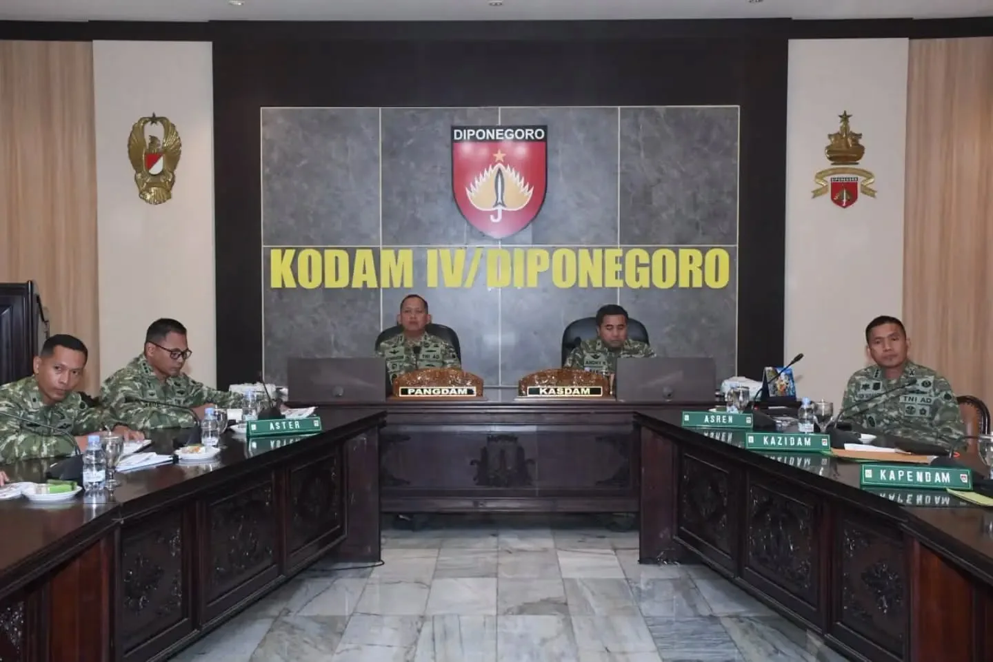 Pangdam IV/Diponegoro Ikuti Evaluasi Percepatan KDKMP
