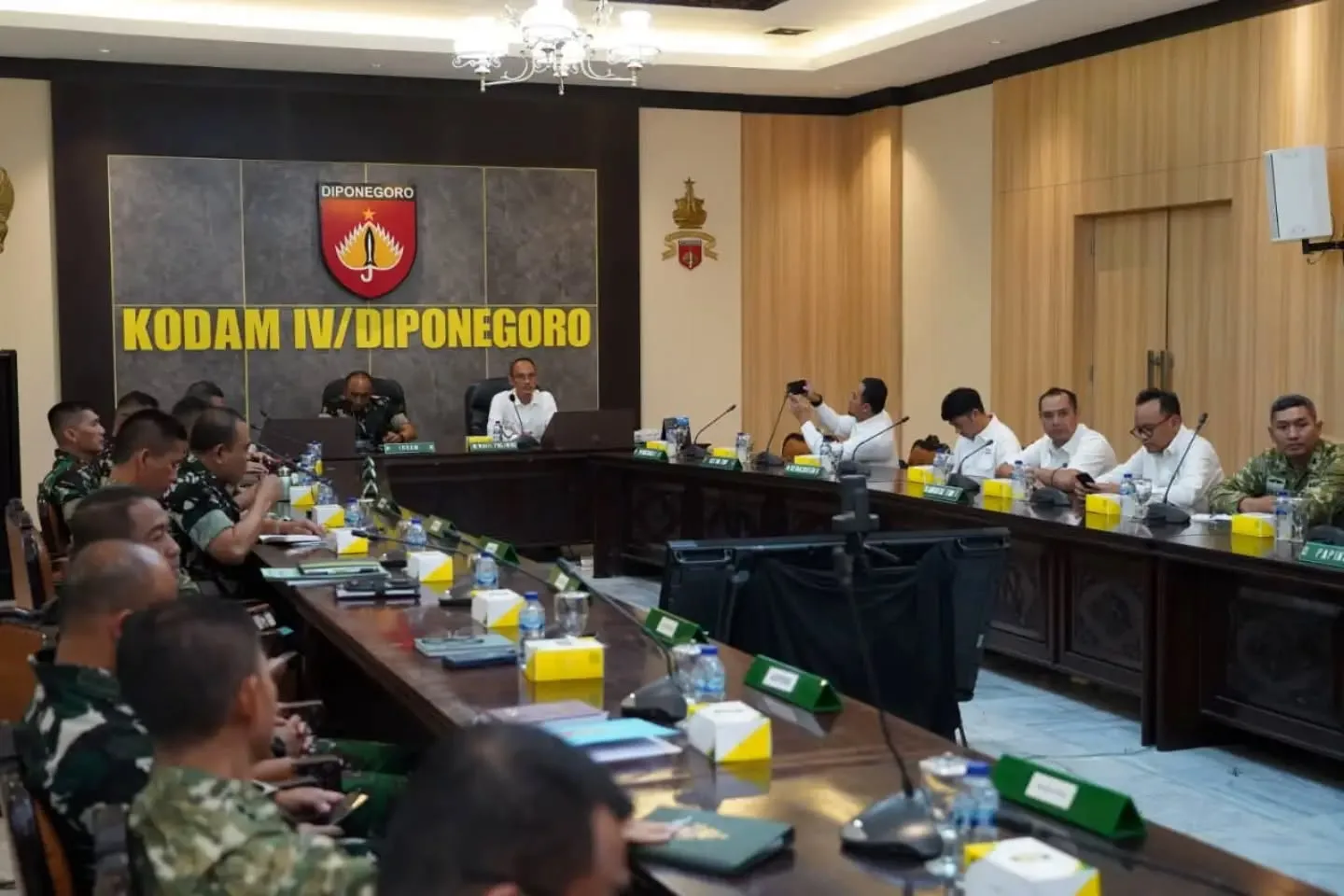 Irdam IV/Diponegoro Pimpin Entry Meeting BPK RI Terkait Binter Yonif TP