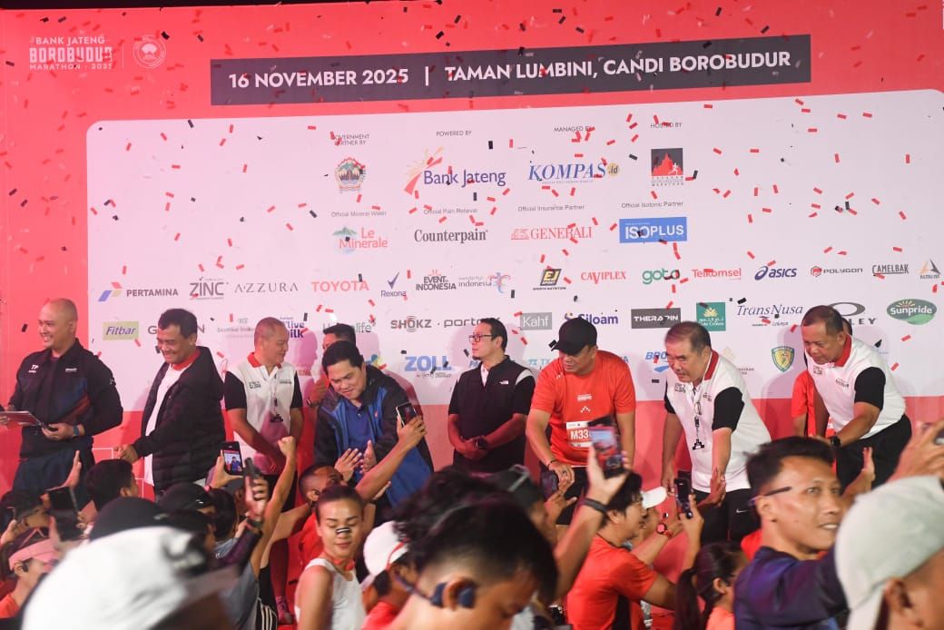 Pangdam IV/Diponegoro Hadiri Bank Jateng Borobudur Marathon 2025