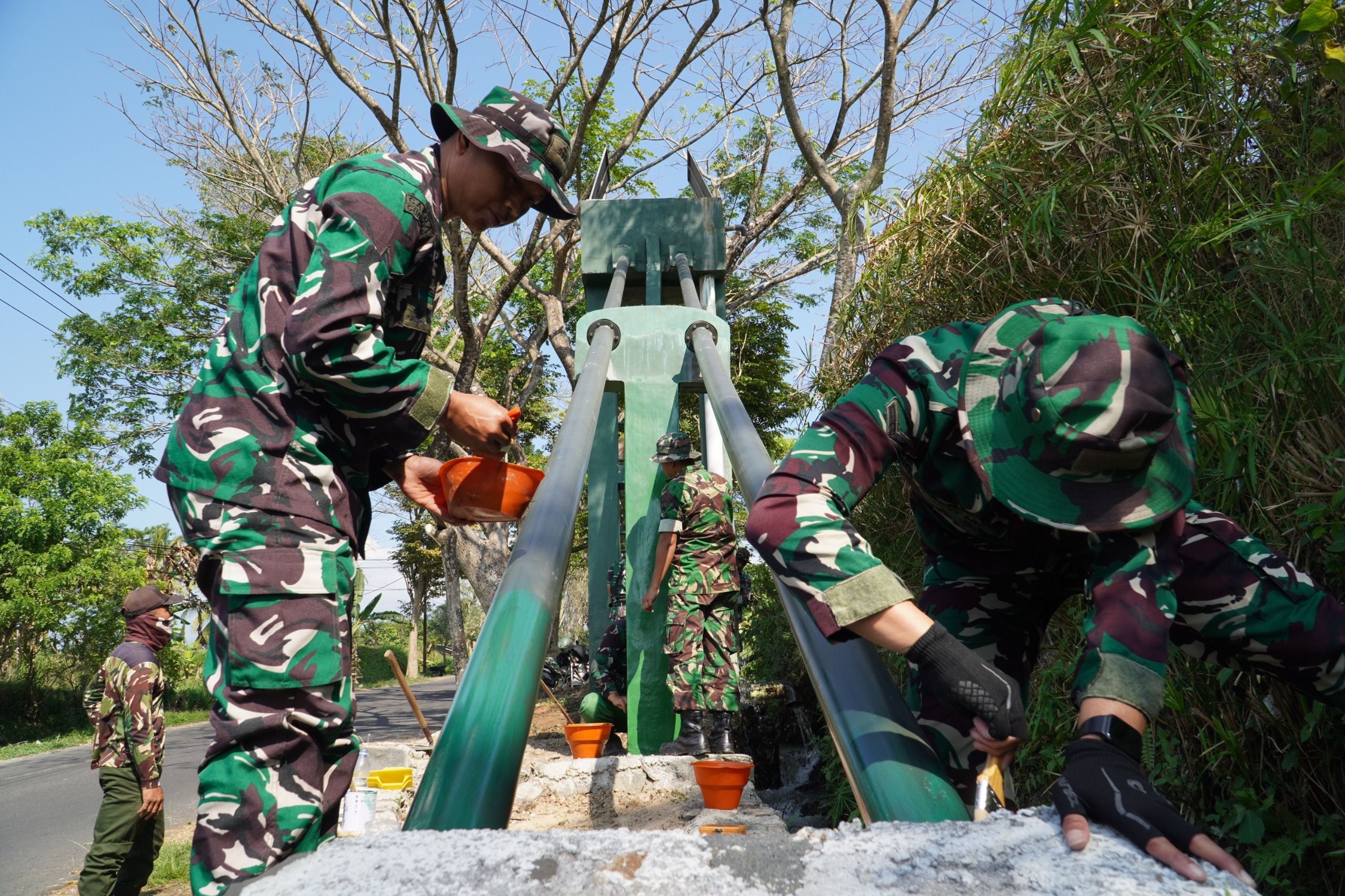 Berkat TMMD, Petani Sroyo Tak Lagi Khawatir Kemarau Panjang   Drag