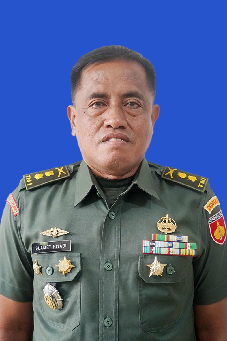 Foto LETKOL INF SLAMET RIYADI, S.Pd., M.Pd.